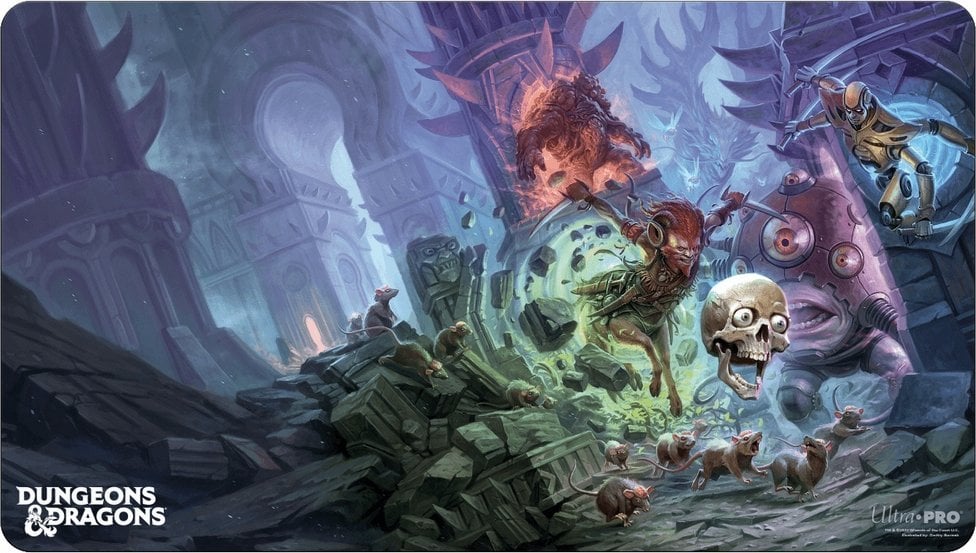 Ultra-Pro Ultra Pro: Dungeons & Dragons - Planescape - Adventures in the Multiverse - Playmat - Mortes Planar Parade - Standard Cover