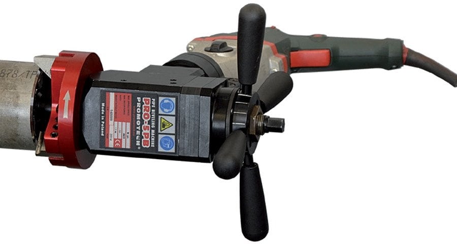 Ukosowarka do blach EUROBOOR B.45S z głowicą 45 stopni