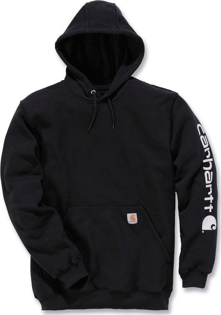 Carhartt Bluza Carhartt Midweight Signature Logo Black
