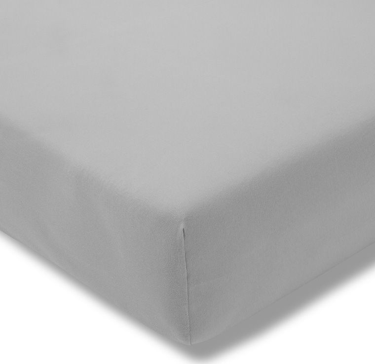 Estella Prześcieradło z gumką jersey 150x200 cm PLATIN feinjersey