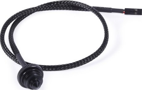 Alphacool Eiszapfen Temperatursensor flach G1/4 - schwarz