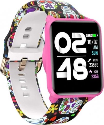 Smartwatch Bemi KIX-M Czarno-różowy