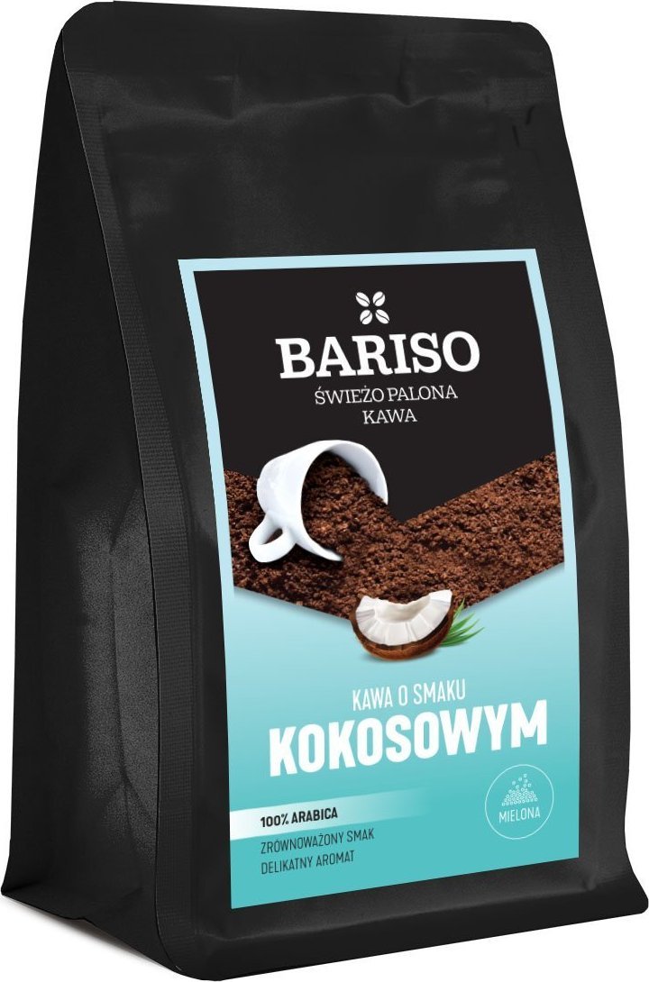 Kawa mielona Bariso o smaku kokosowym 200 g