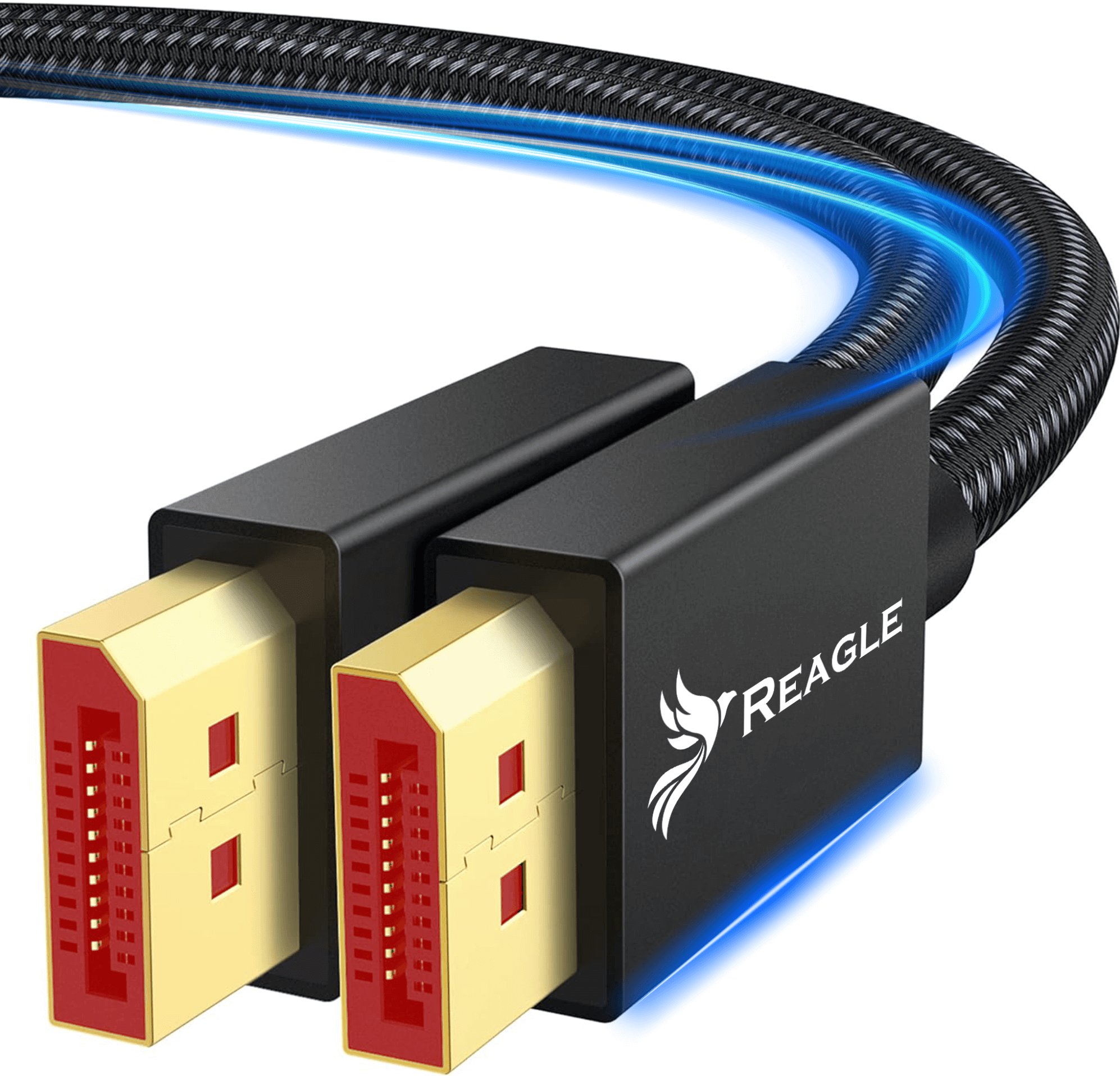 Kabel Reagle DisplayPort - DisplayPort 3m czarny