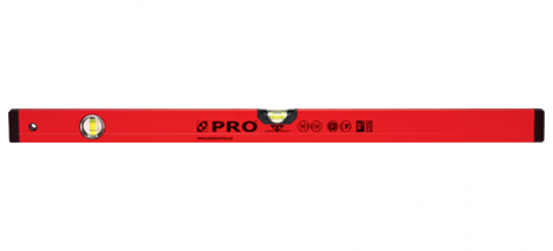 PRO Poziomica malowana ze wskaźnikiem 60cm (3-01-01-A1-060)