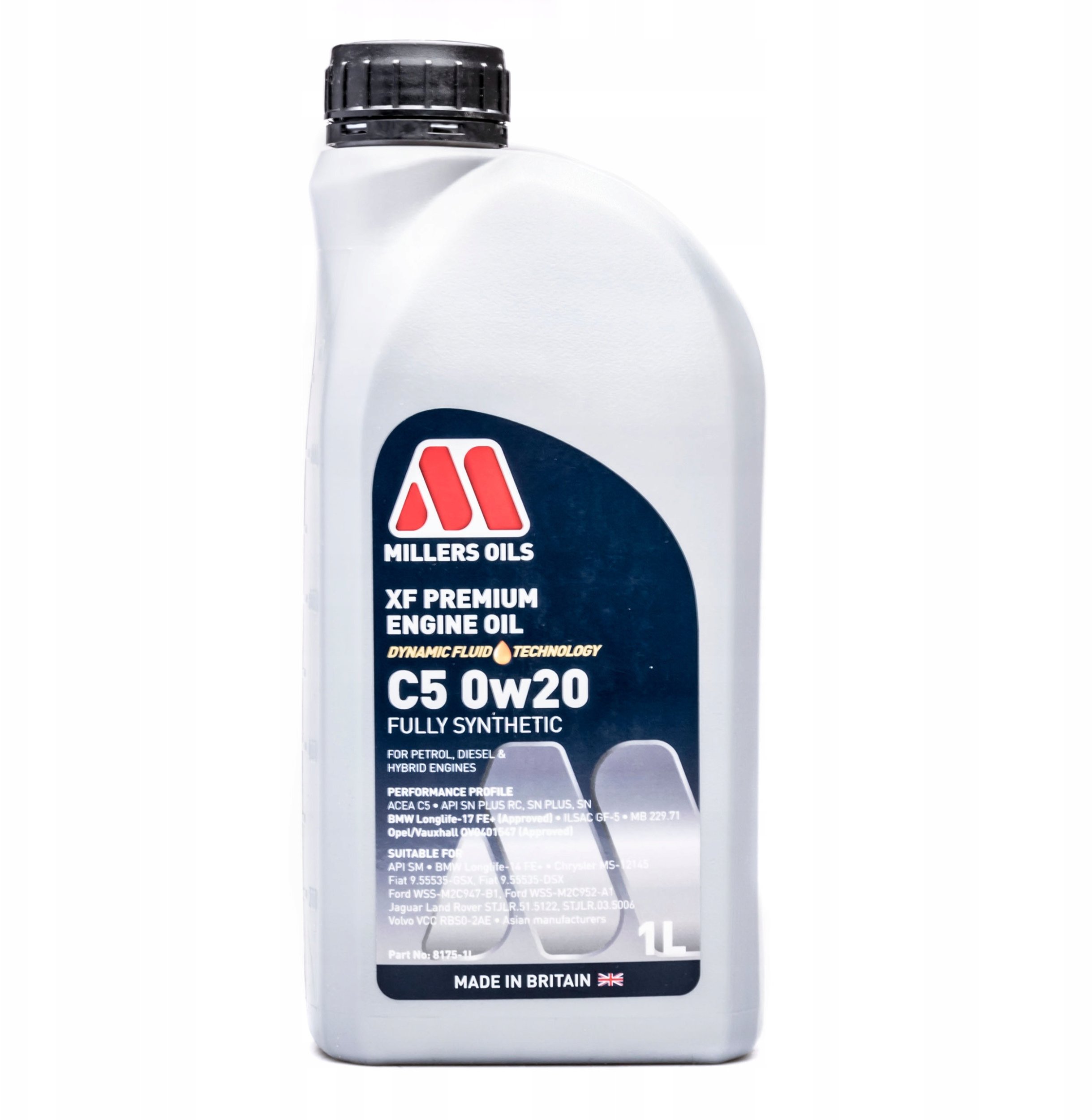 8175-1L MILLERS OILS XF PREMIUM C5 0W20 1L