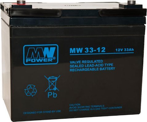 akumulator AGM 12V/33Ah, 197*131*180 (M5)