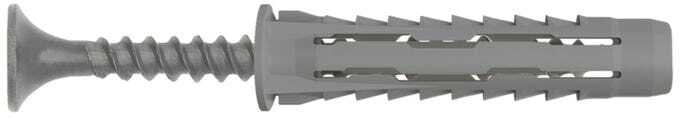 Koelner/Rawlplug Kołek uniwersalny UNIPLUG 6 x 30mm z wkrętem, 40 szt - 30bl