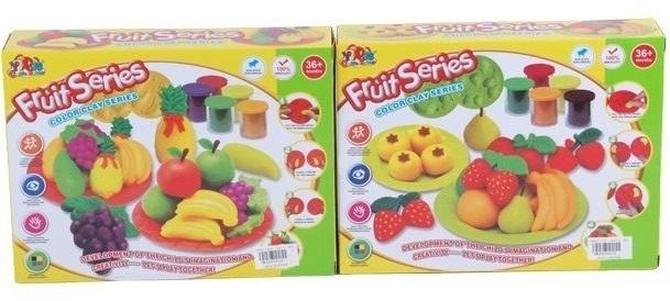 Zestaw z ciastoliną Fruit Series Color Clay EDUKAMP