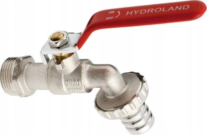 Hydroland ZAWÓR CZERP.KULOWY ZE ZŁĄCZKĄ 3/4" DŁAWIK "H" // ZKC-20-R-H