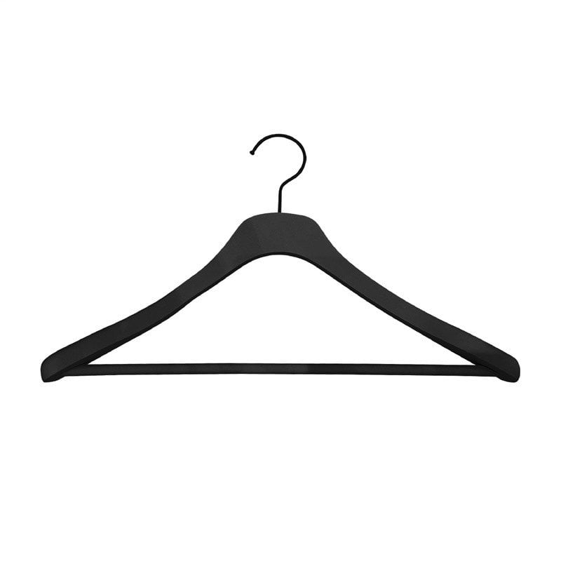 Domoletti RUBBER COATED HANGER LSN007 BLACK