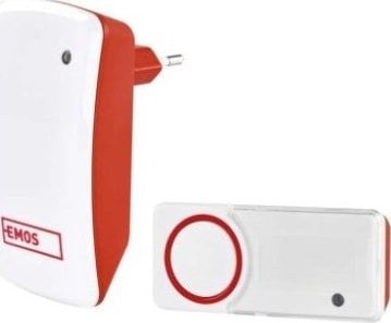 Emos Dzwonek bezprzewodowy Emos P5750 bezbateryjny przycisk