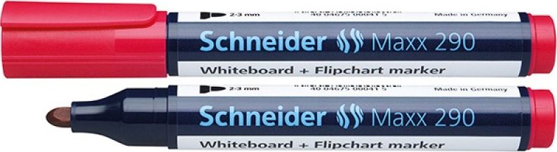 Schneider Marker do tablic SCHNEIDER Maxx 290, okrągły, 2-3 mm, czerwony - 4004675000422