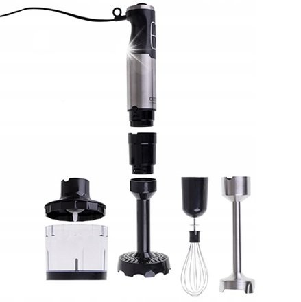 Blender Camry Blender ręczny WIELOFUNKCYJNY 1600W misa 2L funkcja Turbo Tarka krojenie