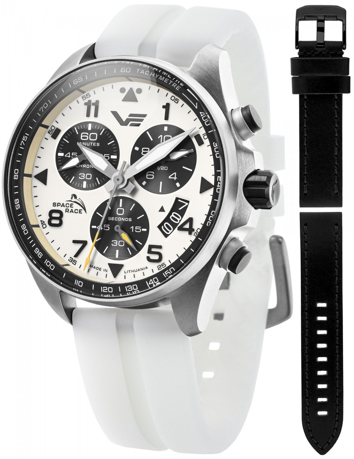 Zegarek Vostok Europe Zegarek męski Vostok Europe 6S30-325A743SW biały