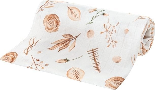 Bocioland BOCIOLAND-BOC0364-PIELUSZKA BAMBUSOWA 30 X30CM KWIATY BOHO