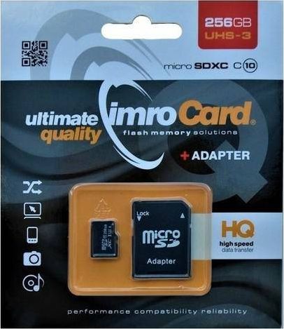 Karta Imro MicroSDXC 256 GB Class 10 UHS-I/U3 (2_409499)