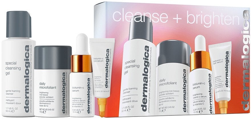 Cleanse + Brighten Set Dermalogica: Special, Cleansing Gel, For Face, 50 ml + Daily Microfoliant, Exfoliating, Exfoliating Powder, 13 g + Biolumin-C,