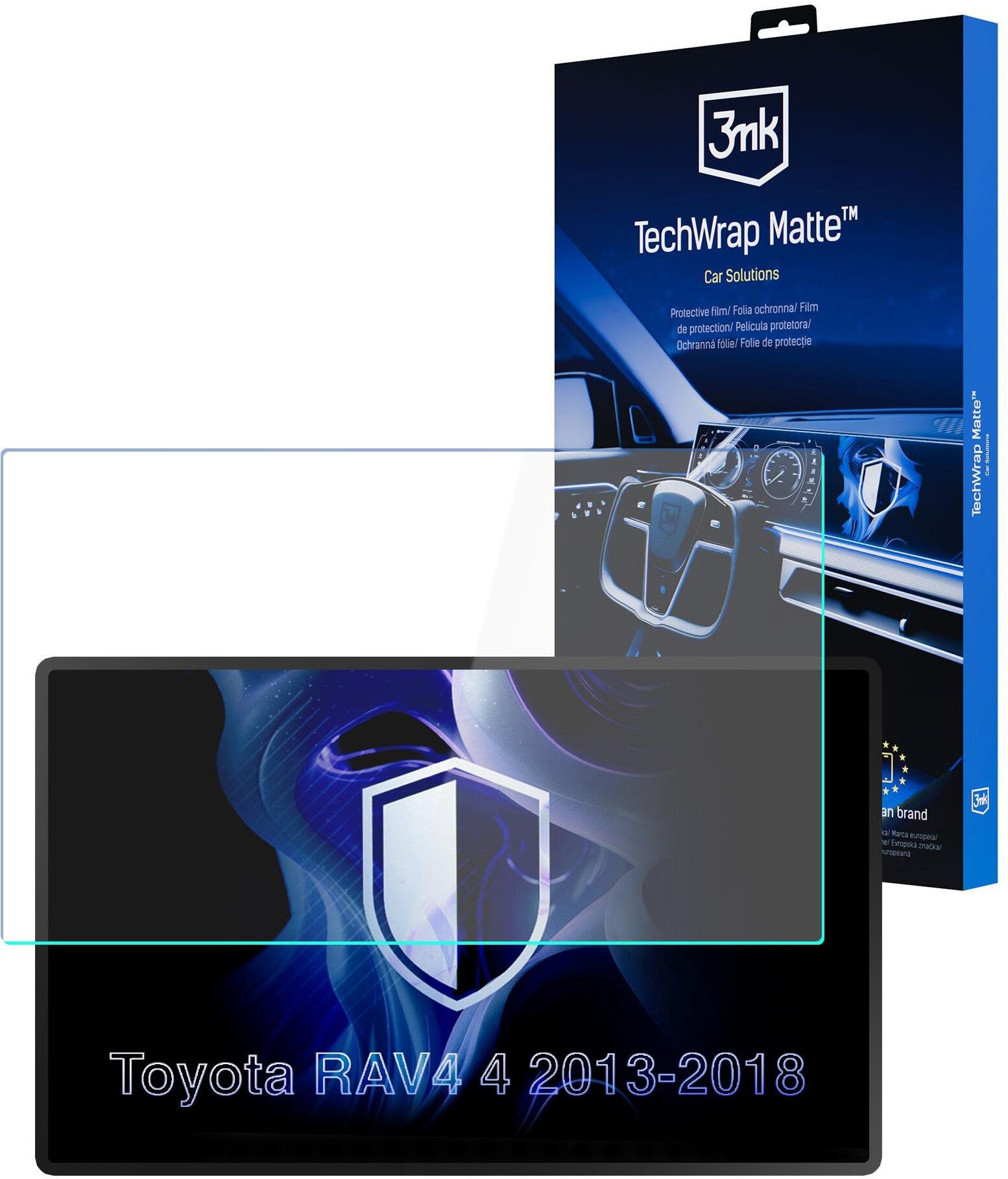 Nawigacja GPS 3MK Toyota RAV4 IV 2013-18 - 3mk TechWrap Matte Center Display