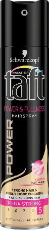 Schwarzkopf Taft Power&Fullness Lakier do włosów mega mocny 250 ml