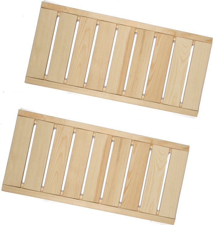 Wamar-Sosenka Półka prosta 2 szt do regału drewnianego LSR 70x33cm Surowy