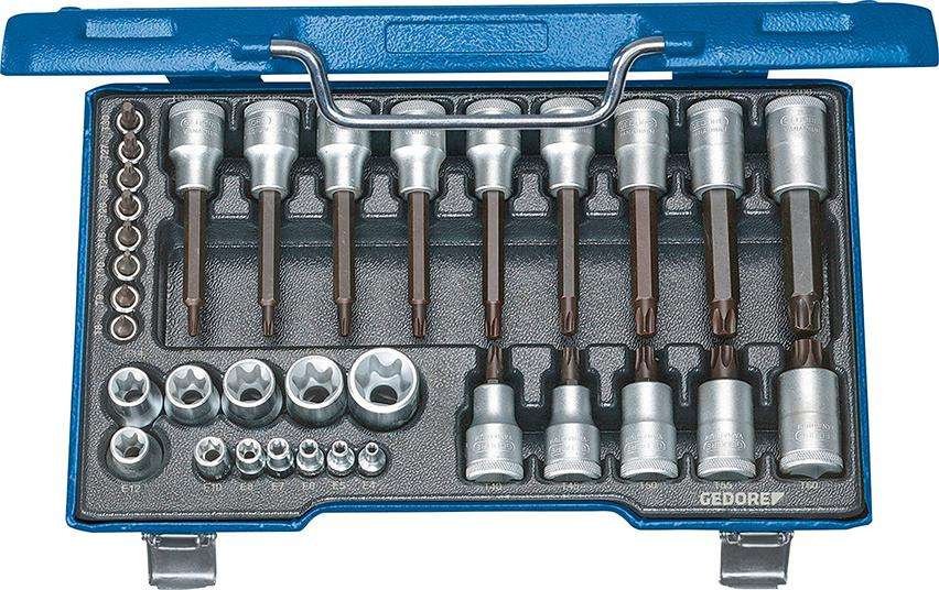 Wkrętakowa końcówka wym. zestaw 34-częściowy 19 TX20 Gedore
