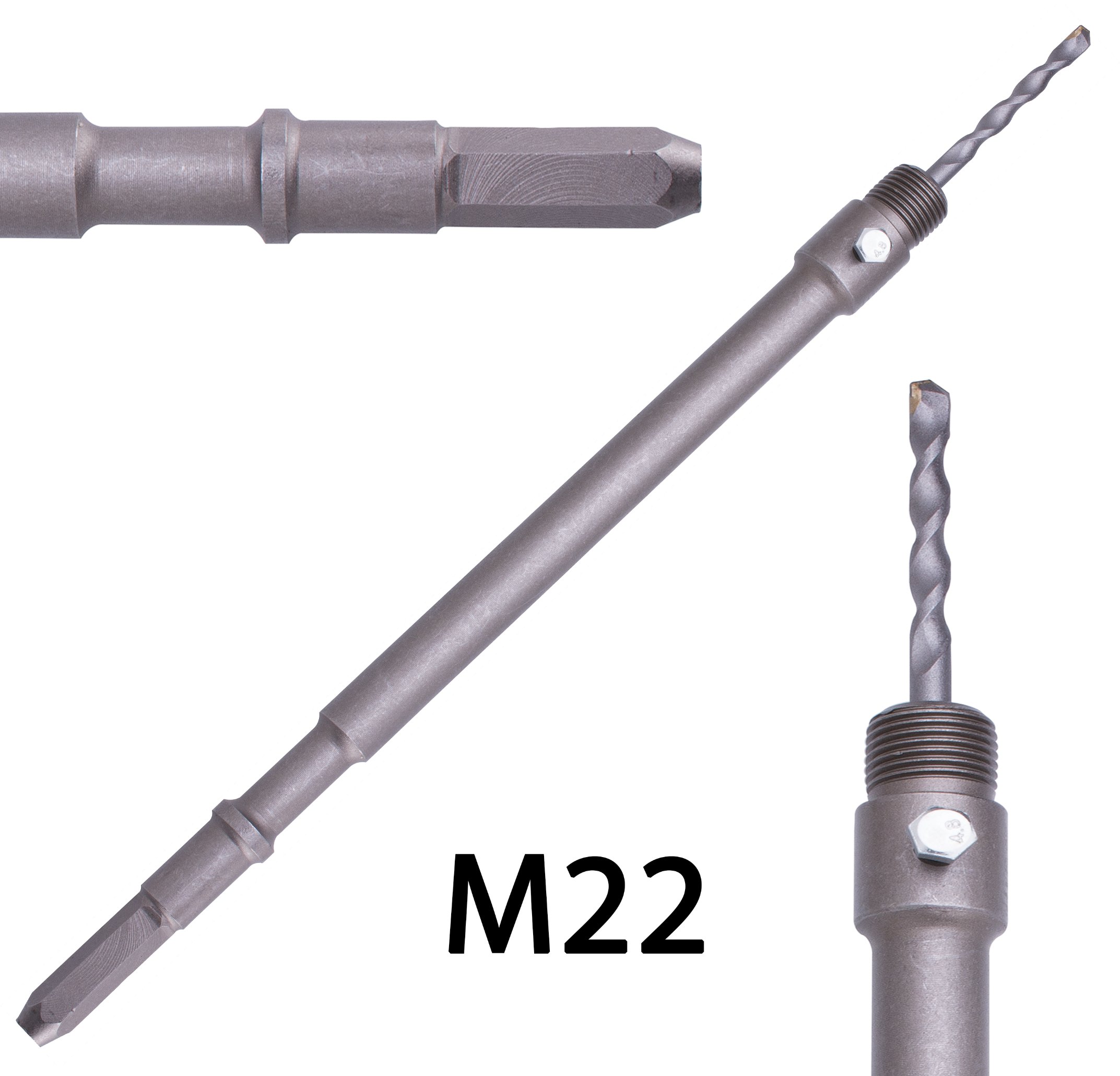 Drel DREL Adapter Do Otwornicy Koronki 350mm M22 HEX Do Wiertnicy