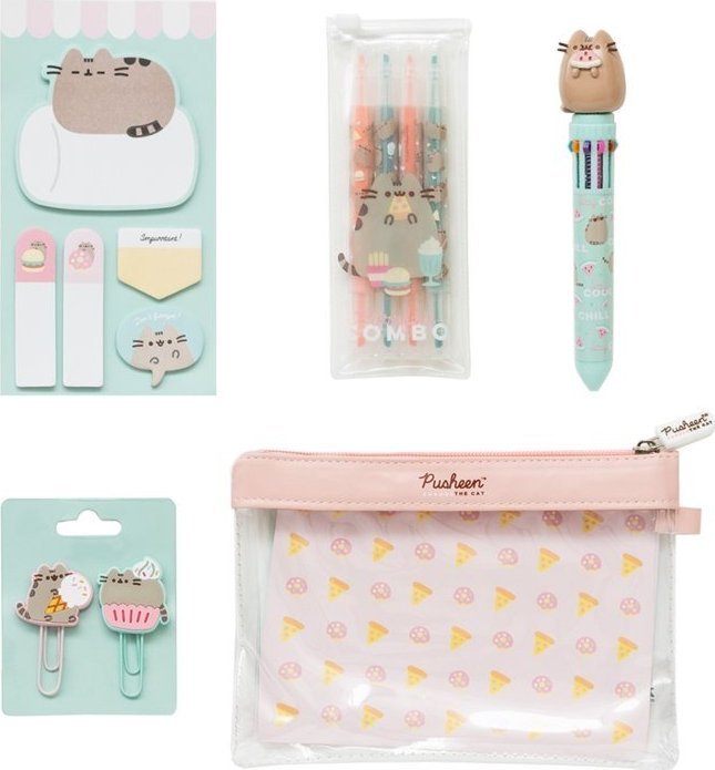 Pusheen Zestaw piśmienniczy z kolekcji Foodie (13 elementów)