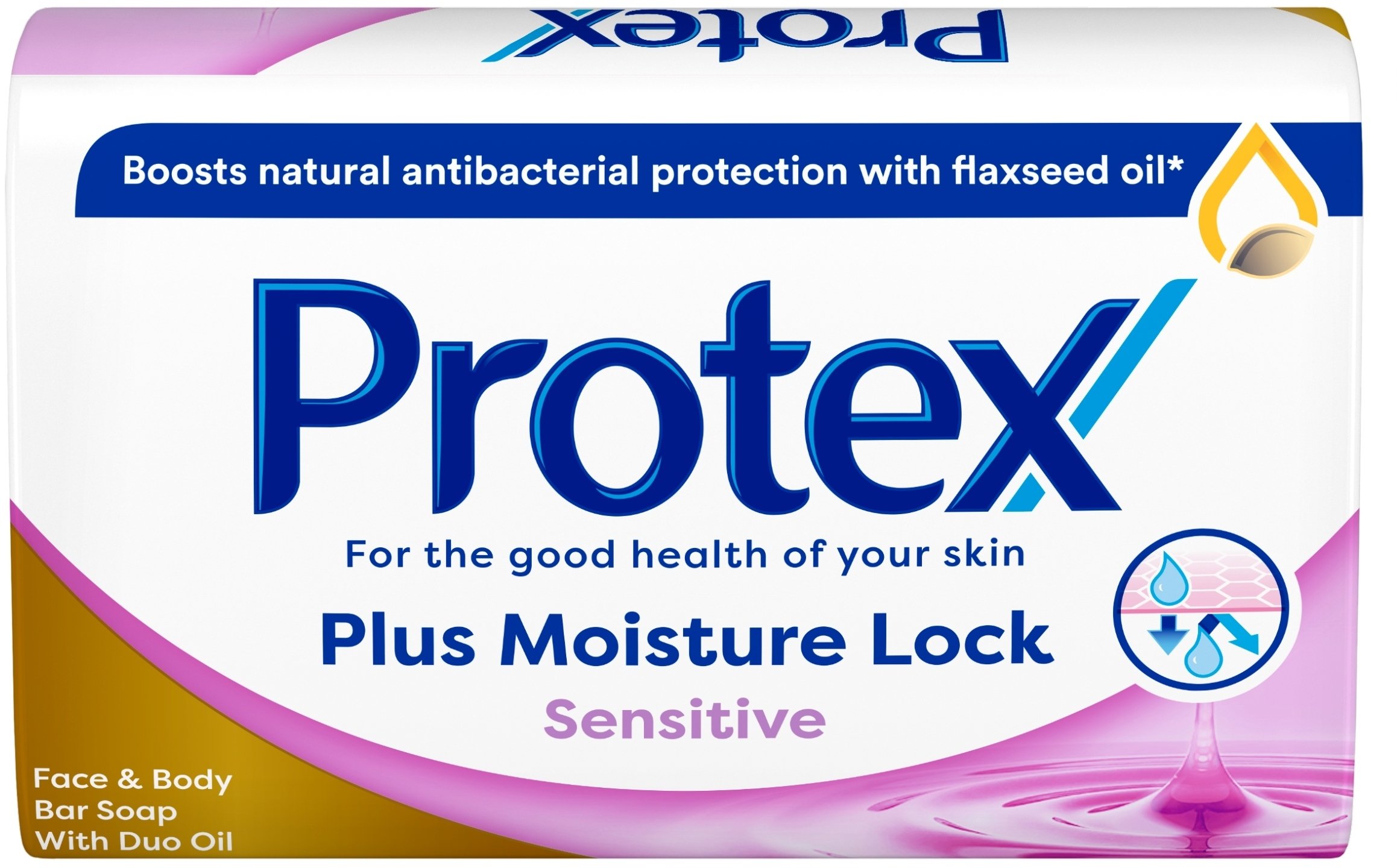 Chemia PROTEX Mydło w kostce antybakteryjne - Plus Moisture Lock Sensitive 90 g