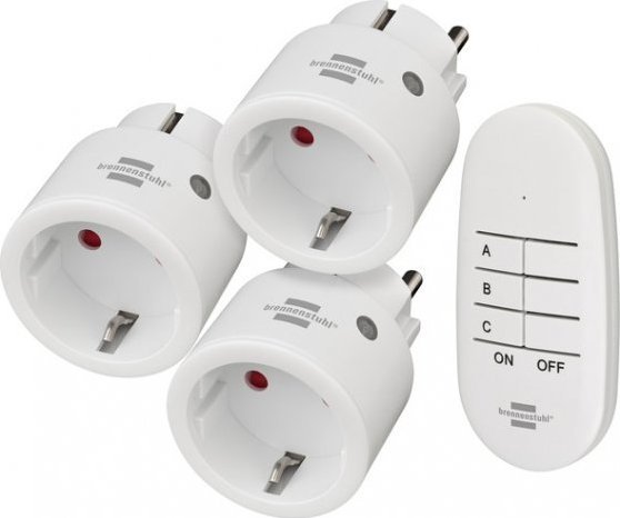 Brennenstuhl Brennenstuhl Comfort-Line Remote Control Socket Set Mini 3+1