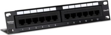 TRENDnet Patchpanel 12-Port Cat. 6 ungeschirmt (10" wide) - TC-P12C6