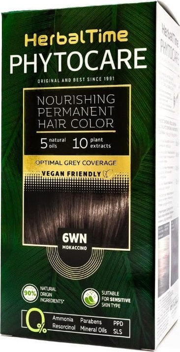 ENERGY OF VITAMINS HERBAL TIME Phytocare Farba do włosów 6WN Mokaccino