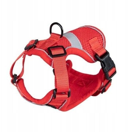 Szelki, dla kota, czerwone, rozmiar XS, ob.szyi 21,5-28cm/ob.klatki 30-42cm