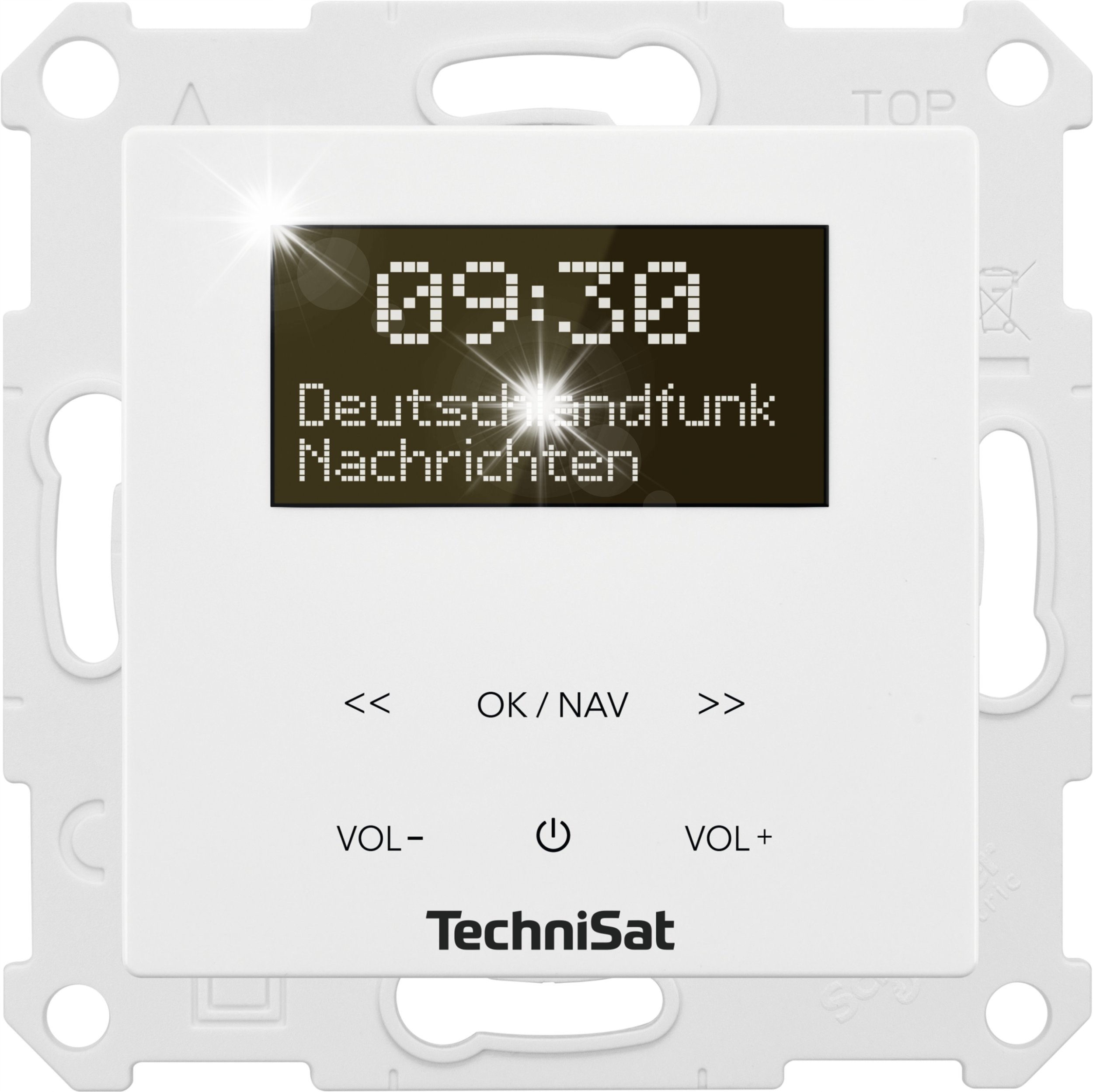 Radiobudzik TechniSat Radio sieciowe TechniSat DIGITRADIO UP 55 budzik