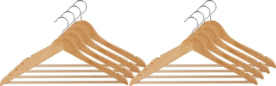 Wenko wieszaki na ubrania Eco45 x 23,5 cm 8 sztuk