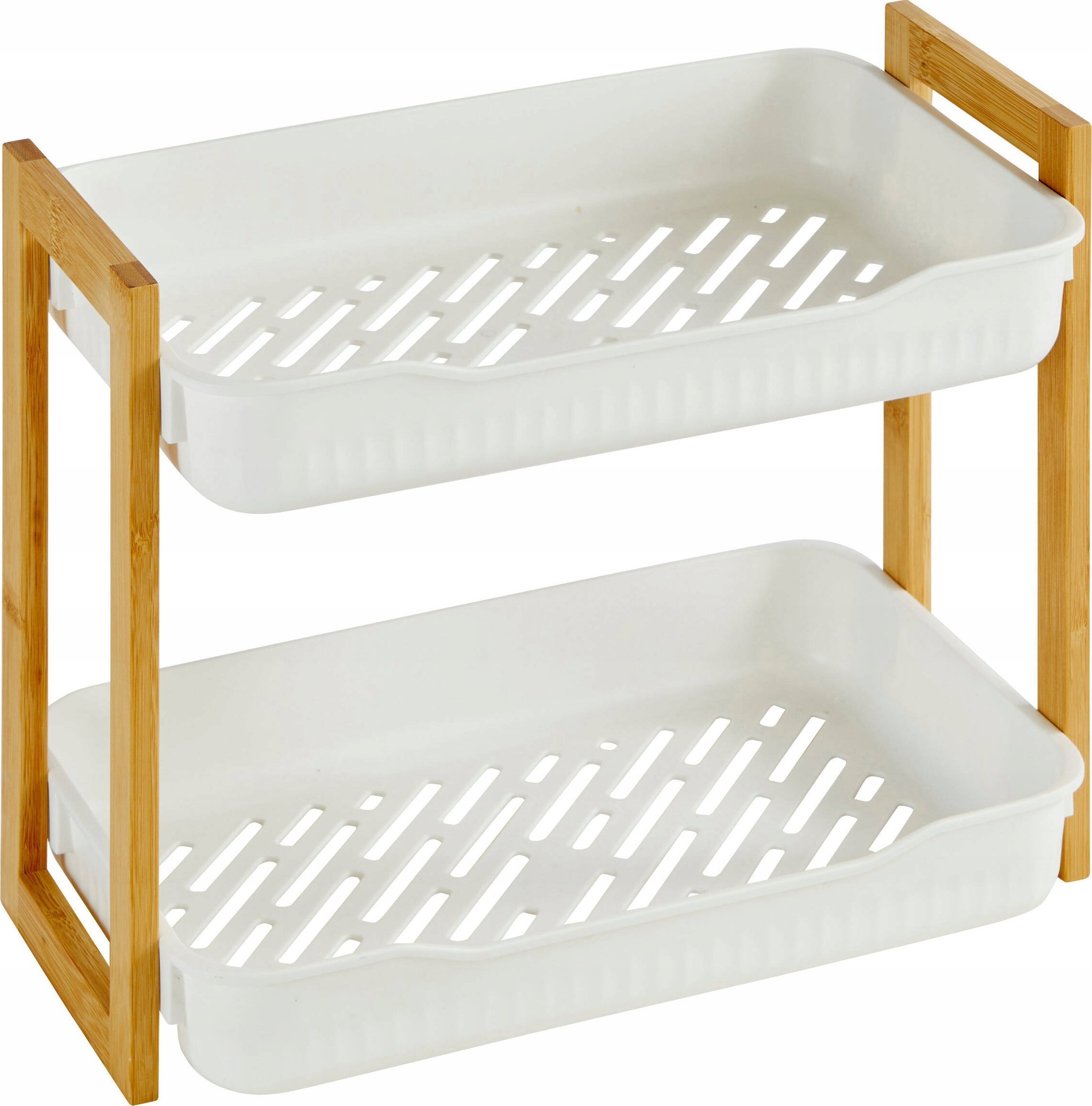 Koszyk prysznicowy 5five Organizer pod prysznic stojący NATUREO, 27 x 20,5 x 35 cm