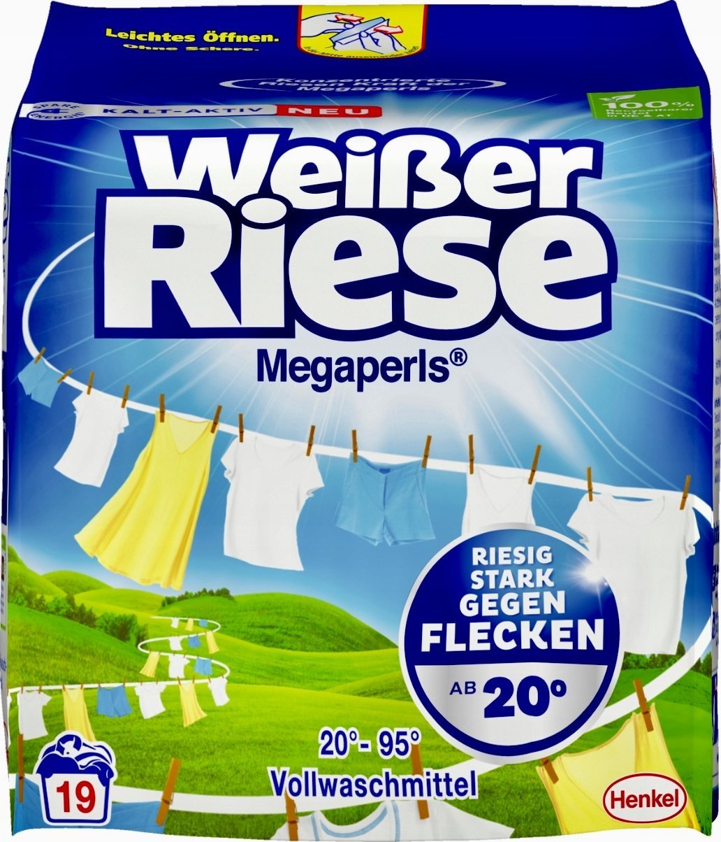 Weisser Riese UNIVERSAL MEGAPEARLS Proszek do prania 19 prań 1.14 kg Niemcy