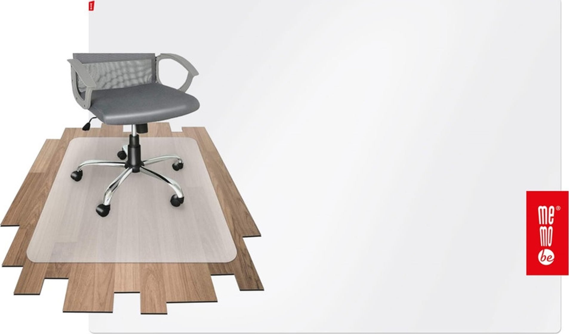 MemoBe Mata pod krzesło 100x70cm mleczna (MMA100070.76)
