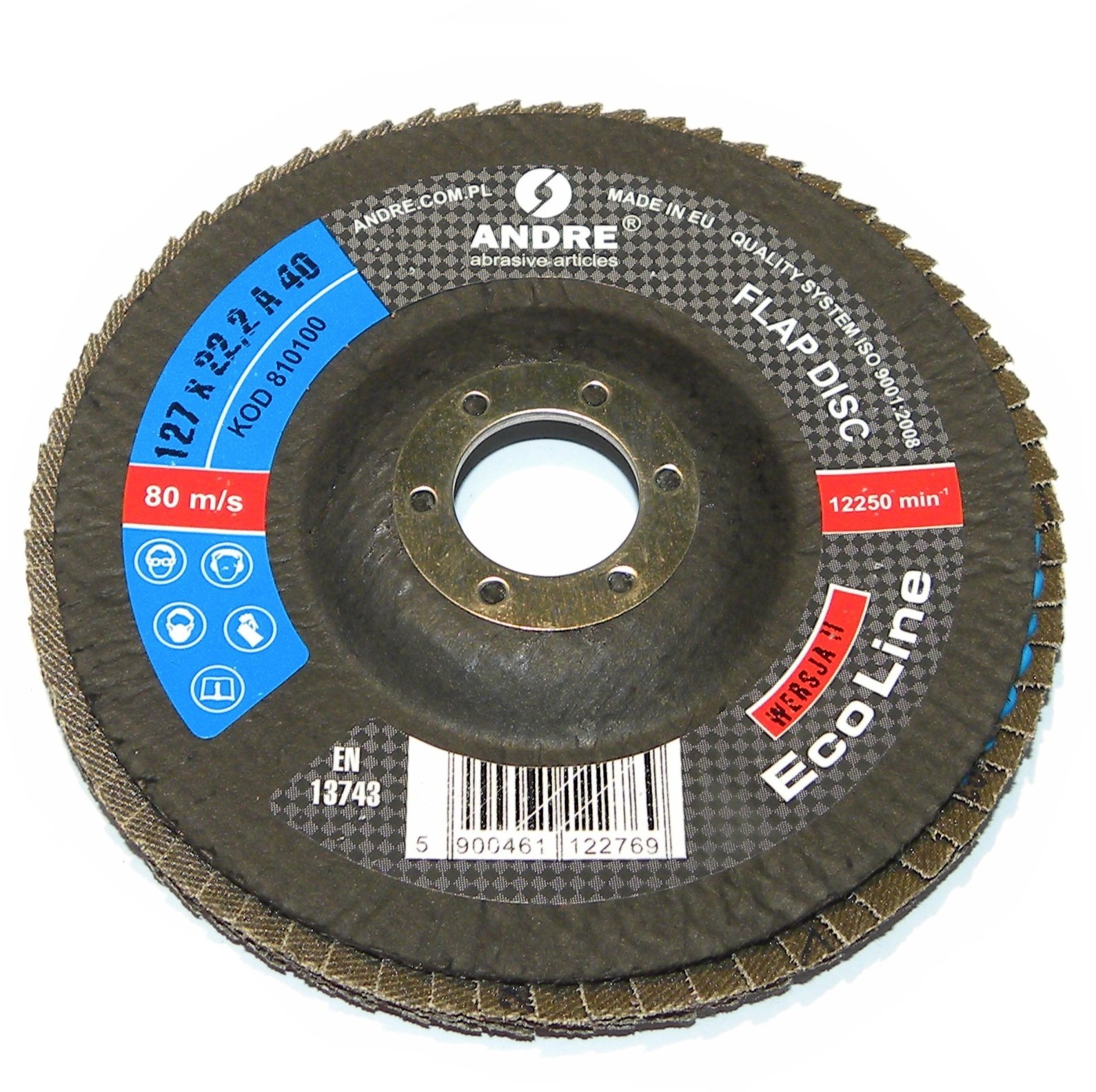 Andre ANDRE ŚCIERNICA LISTKOWA 125mm P40 ECO LINE* WERSJA II