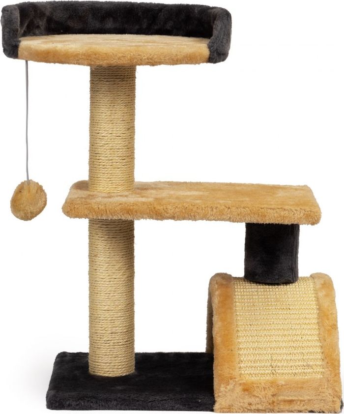 Polecane ModernHome Drapak dla kota piętrowe legowisko drzewko wisząca zabawka