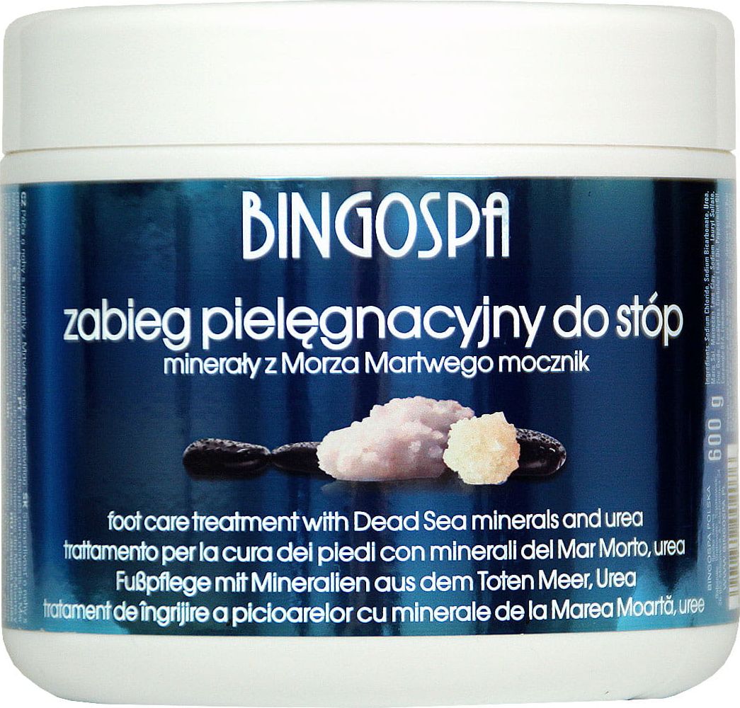 BingoSpa Zabieg z mocznikiem, minerałami Morza Martwego i olejkiem eukaliptusowym pielęgnacyjny do stóp Dead Sea