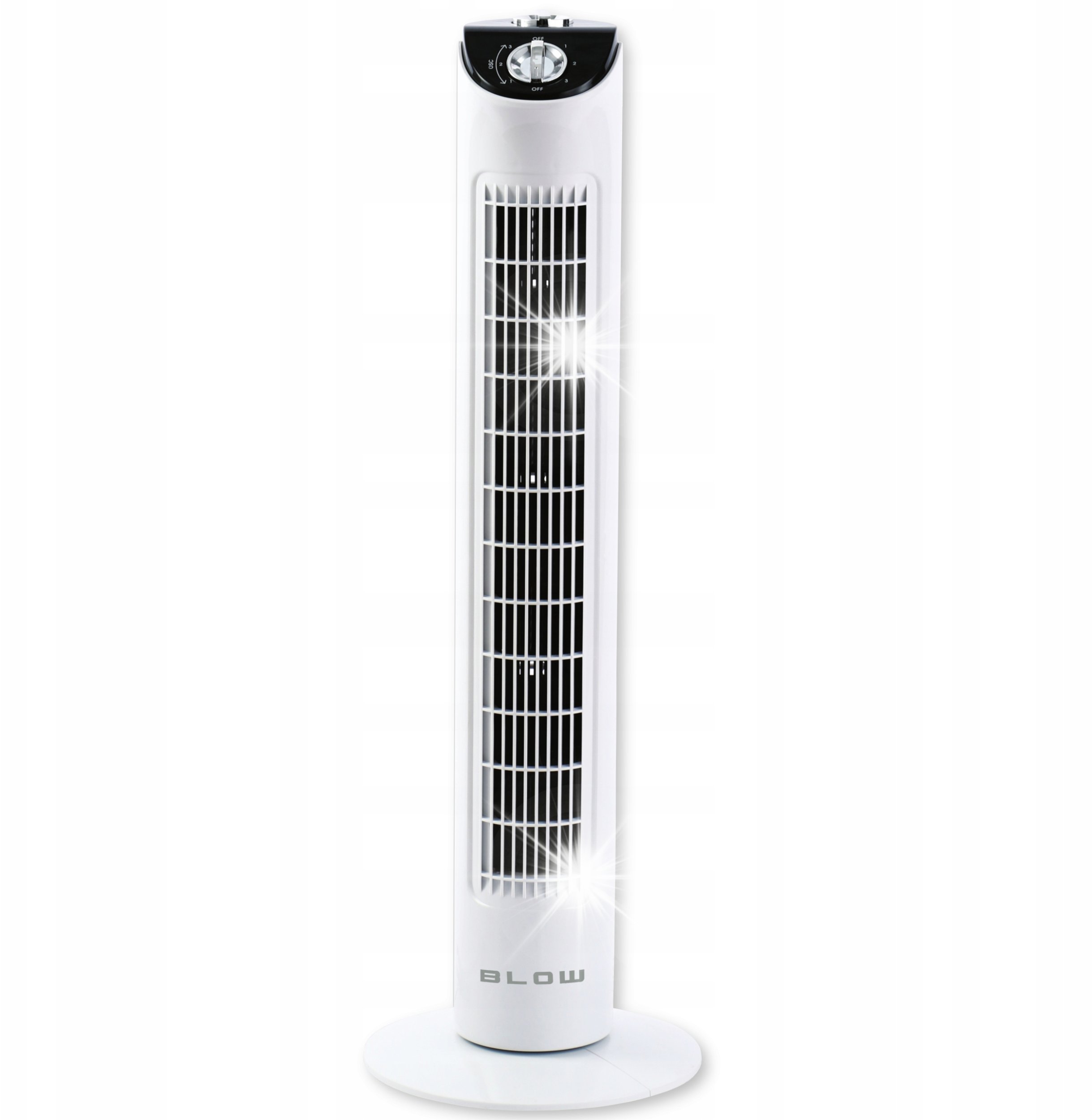 Wentylator Blow WENTYLATOR WIATRAK KOLUMNOWY PODŁOGOWY REGULACJA TIMER 3 TRYBY OSCYLACJA