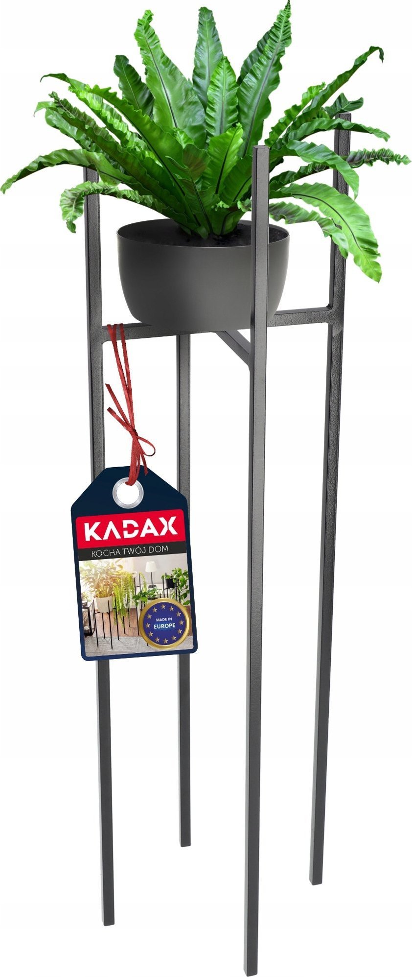 Kadax Kwietnik Metalowy Stojak Na Kwiaty Do Salonu 87 cm