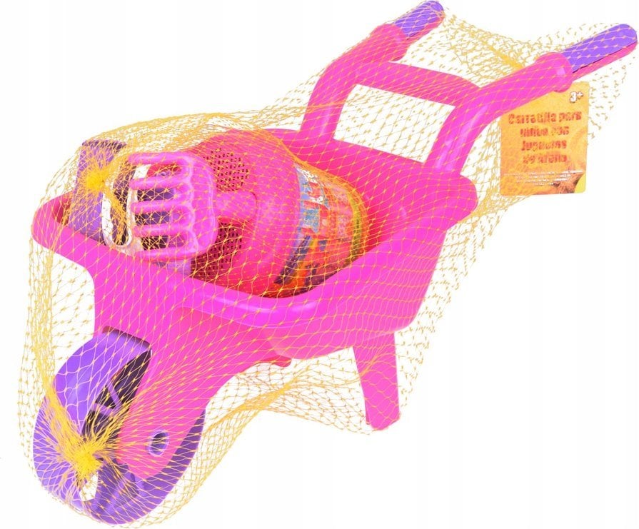 Jokomisiada Taczki dla dziecka akcesoria do piaskownicy wiaderko łopatka grabki ZA5469