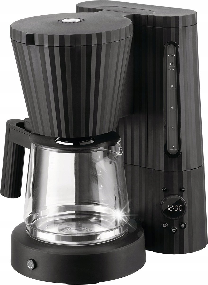 Ekspres przelewowy Alessi Ekspres przelewowy do kawy Alessi Plisse MDL14 B 1100W Dzbanek szklany 1,5L