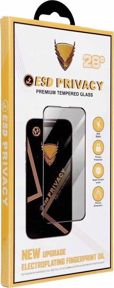 Szkło Hartowane OG Premium Privacy Glass - do Xiaomi Redmi 14C czarny