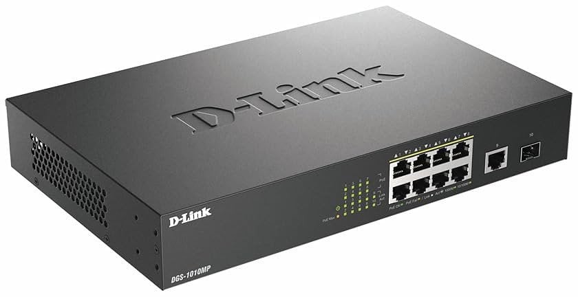 D-Link DGS-1010MP/E 10-Port Gigabit PoE Switch