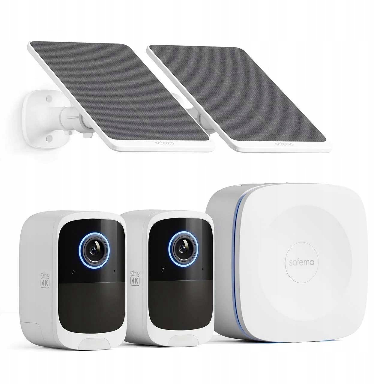 Kamera IP Safemo SolarHub Set SK012 - zestaw HUB + 2 kamery