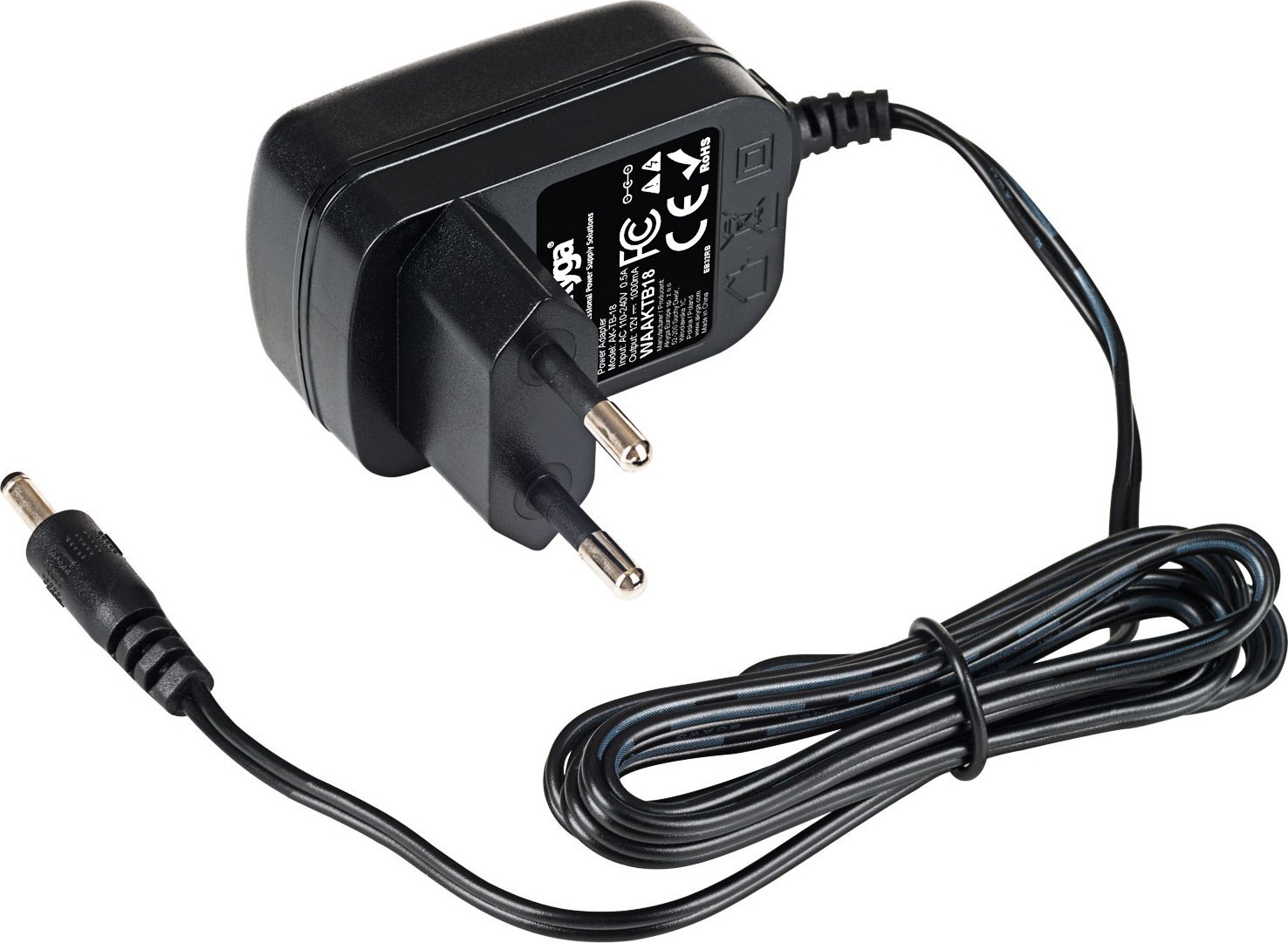 Ładowarka Akyga Zasilacz sieciowy Akyga AK-TB-18 5V/1A 5W DC 3,5x1,35 mm