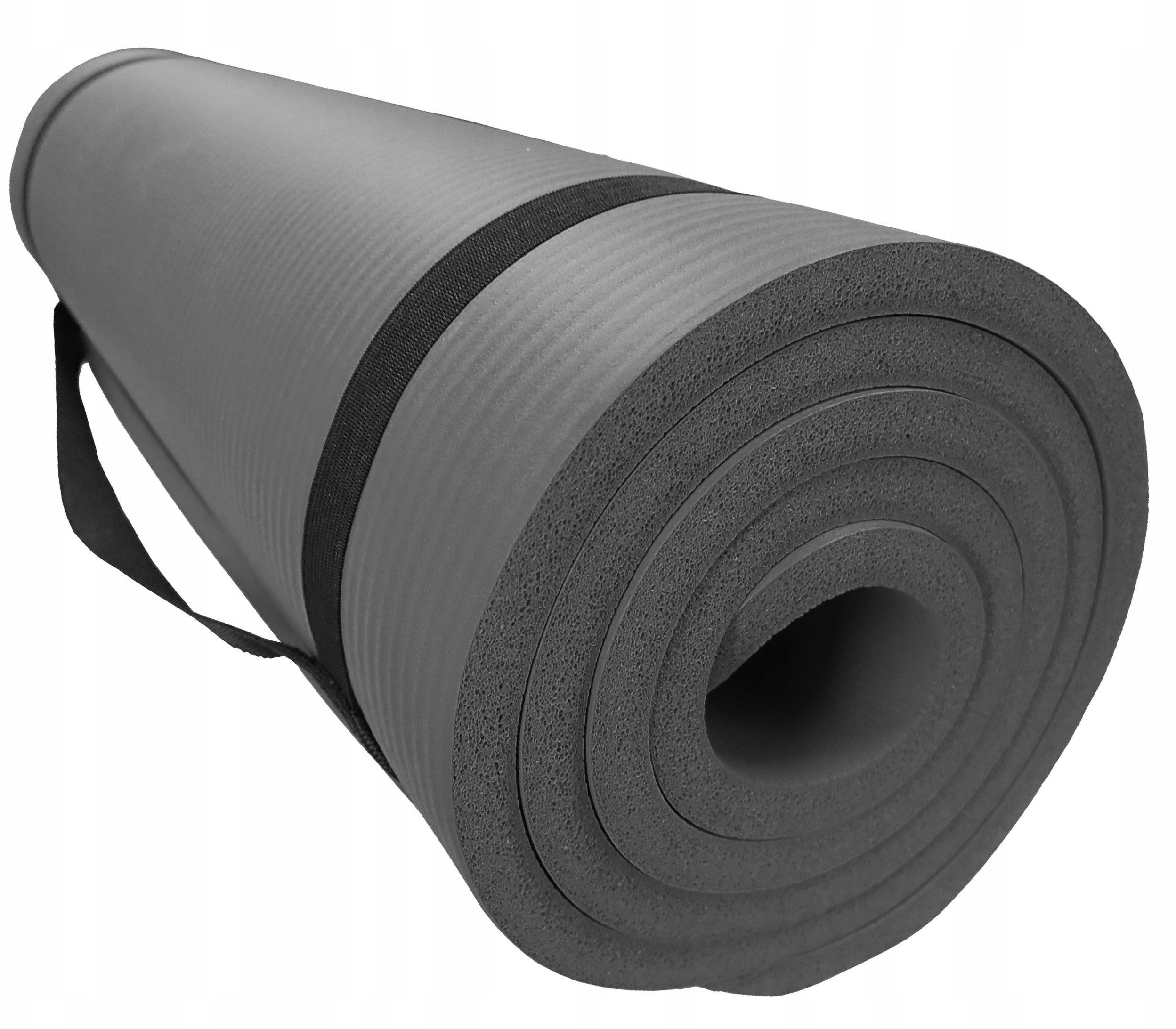 Aptel Mata do Ćwiczeń Jogi Piankowa Gimnastyczna KUBISPORT 183 x 60 x 1,2 cm